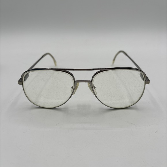 AO Safety American Optical Aviator 145 Z87 Glasses Silver Vintage‎ EX590 56 18 - Picture 2 of 13